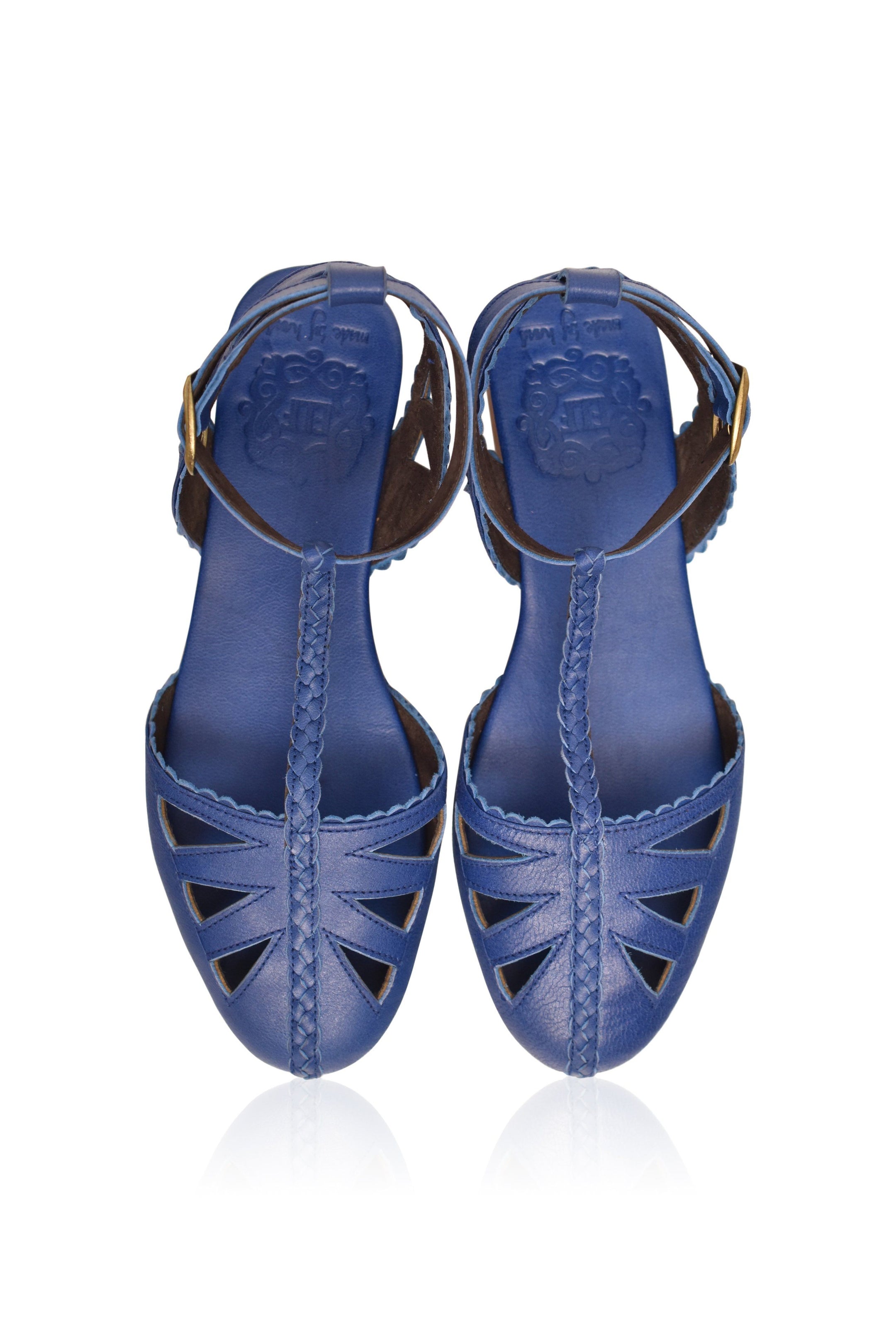 Buy Bounty T-strap Leather Sandals by ELF