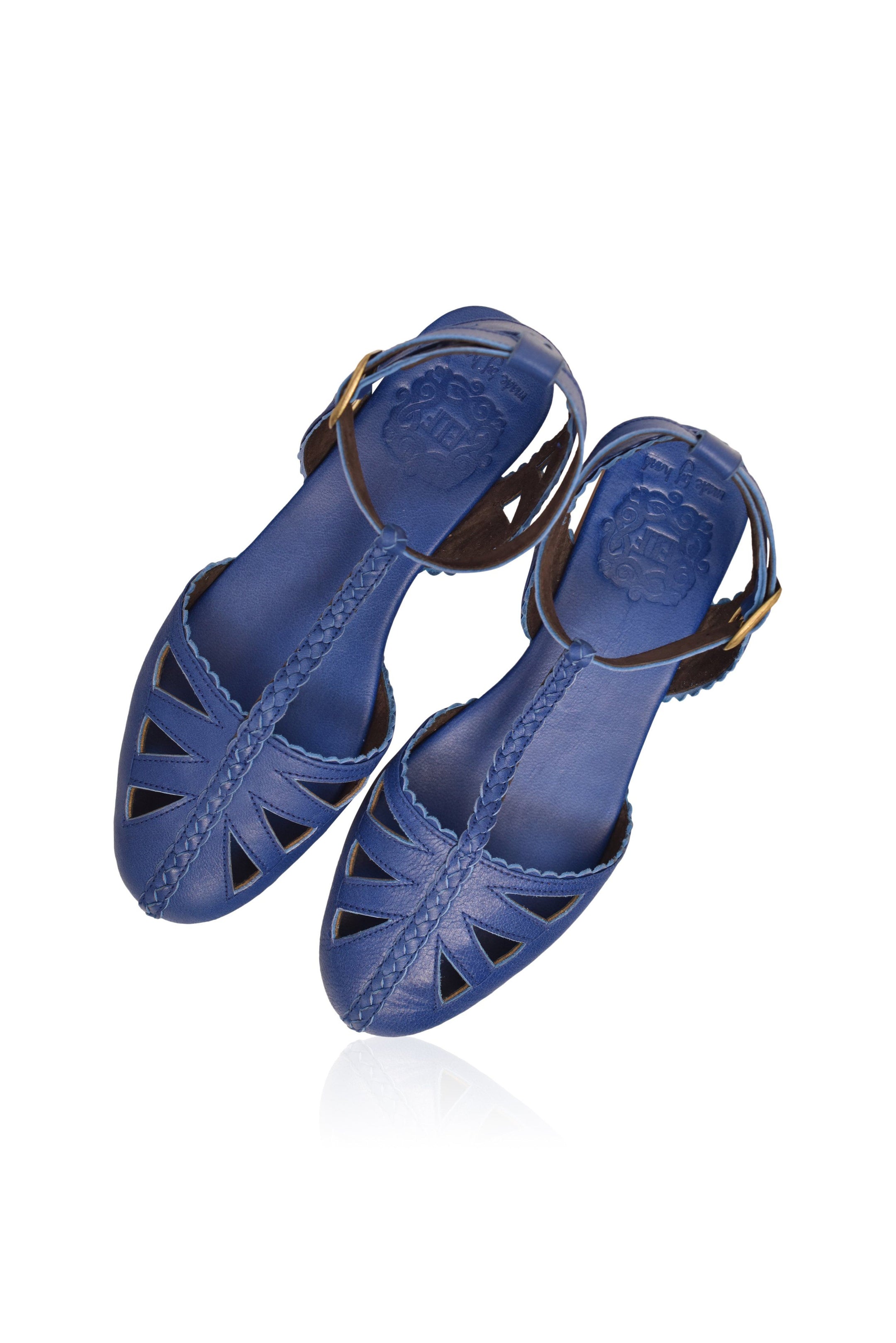 Buy Bounty T-strap Leather Sandals by ELF