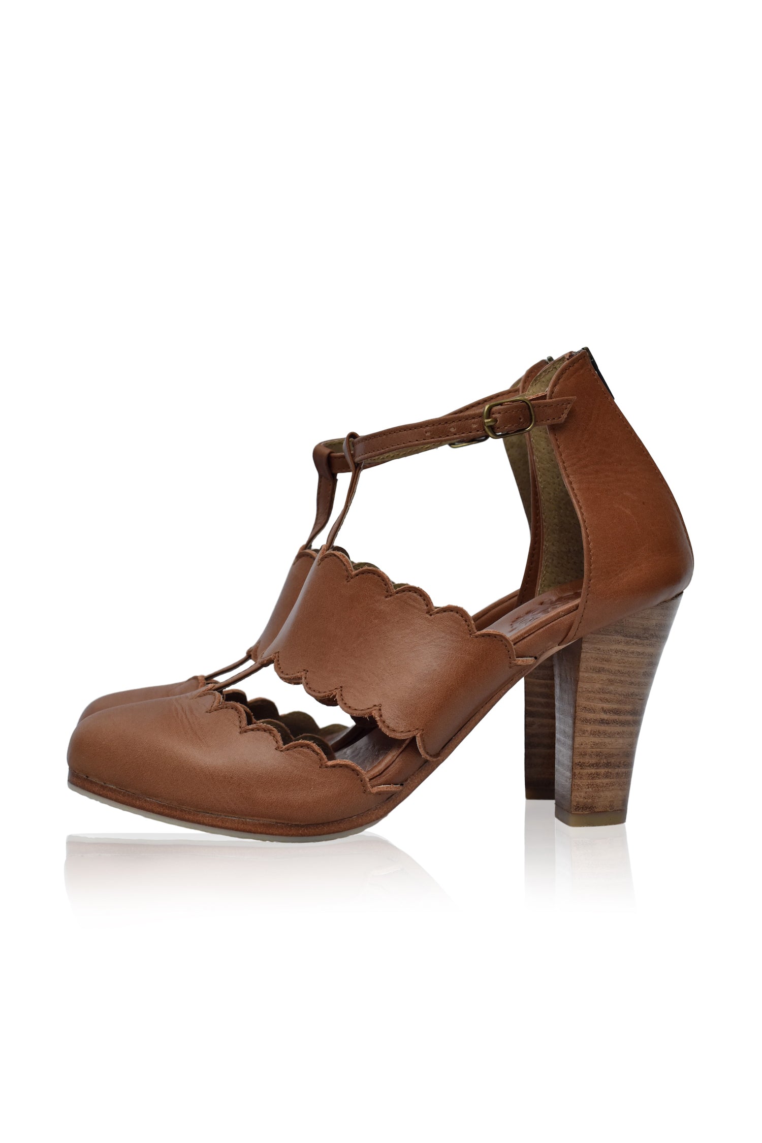 Buy Incognito Leather Heels by ELF