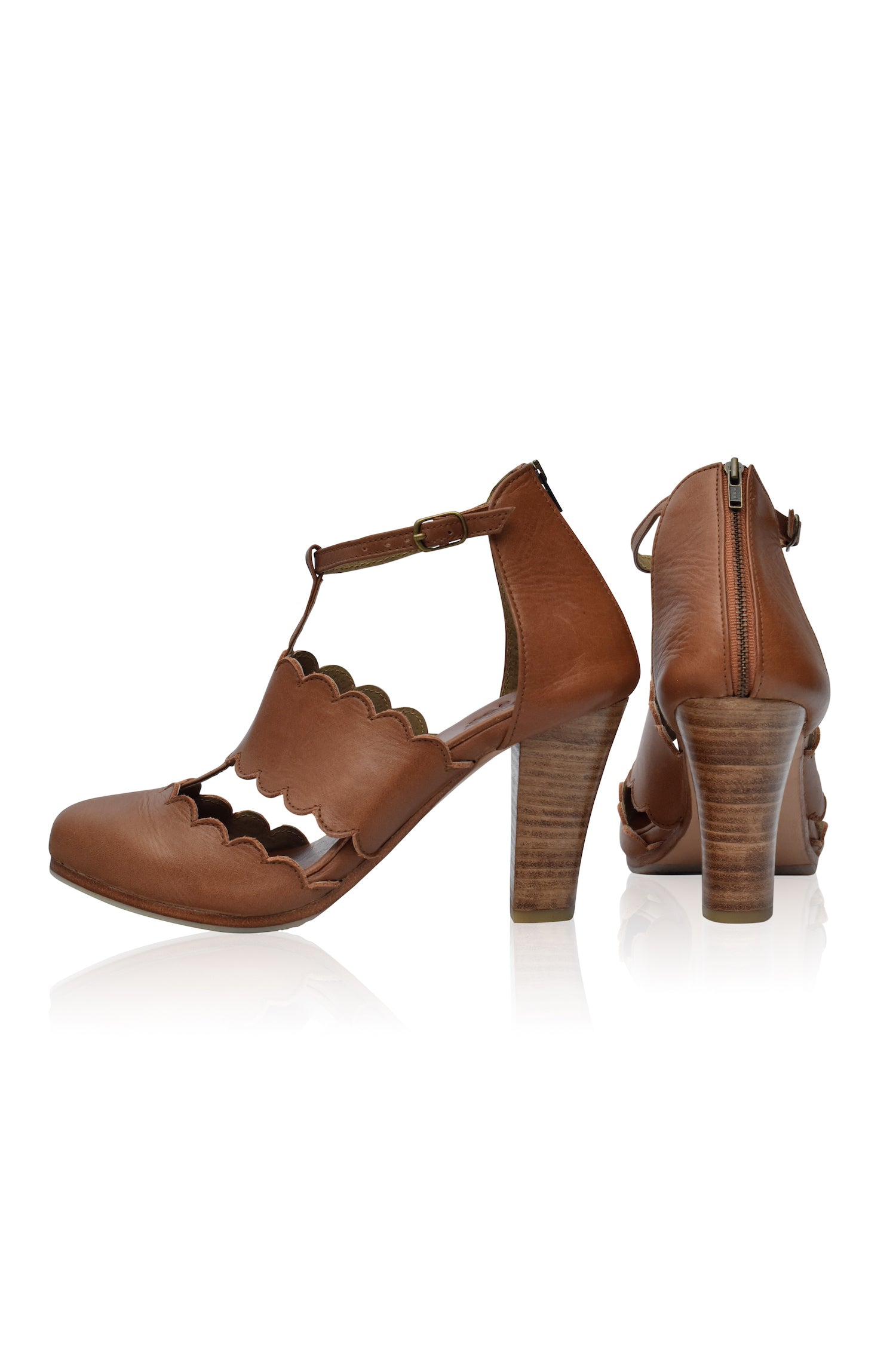 Buy Incognito Leather Heels by ELF