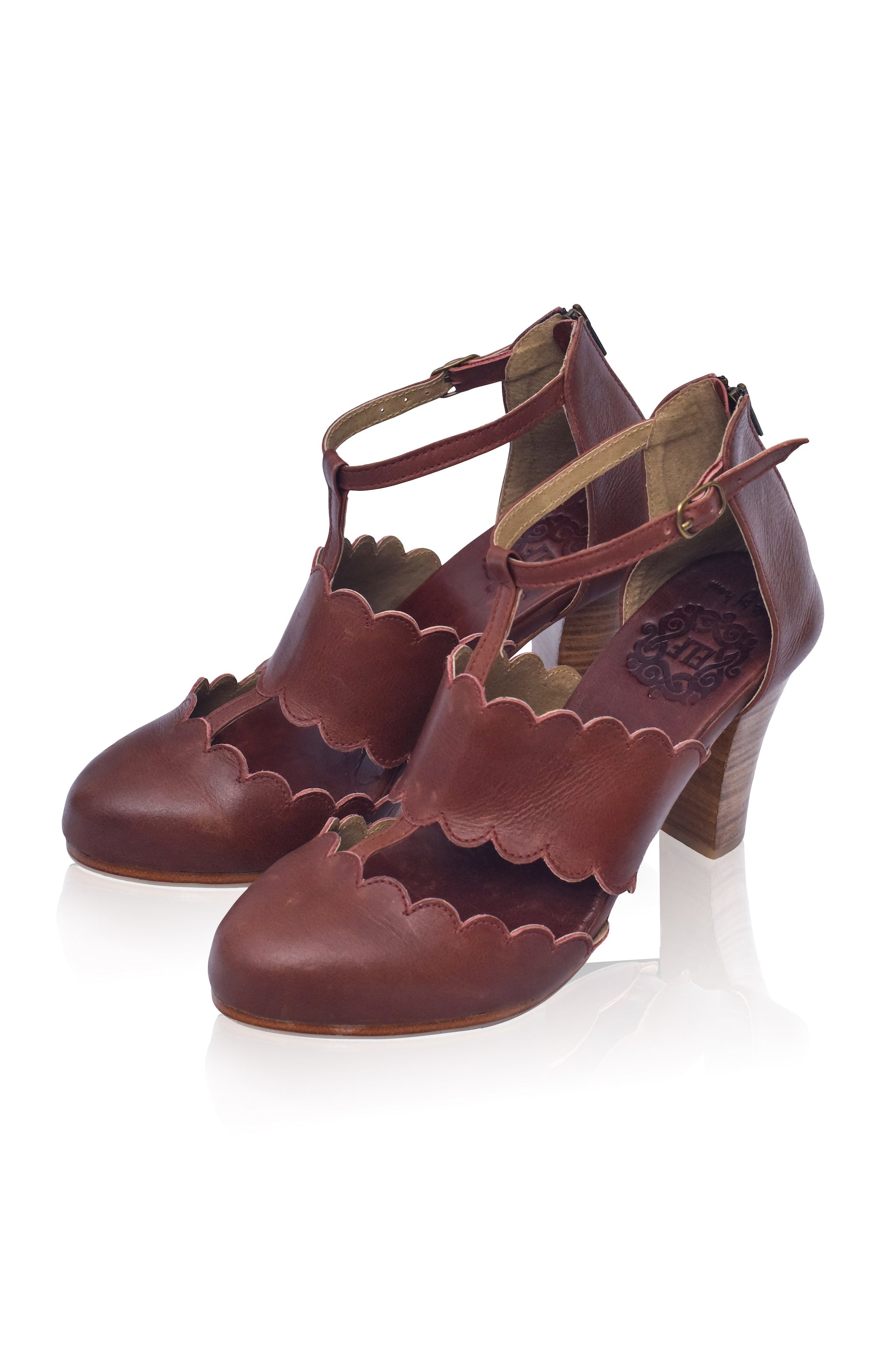 Buy Incognito Leather Heels by ELF