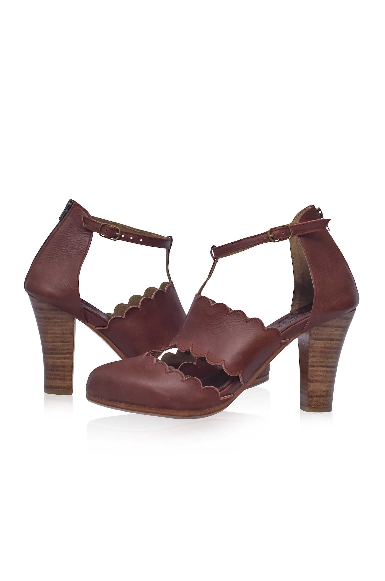 Buy Incognito Leather Heels by ELF