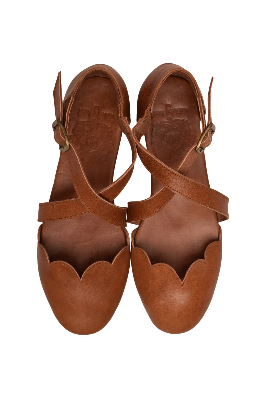Buy Mangrove Leather Flats by Bali ELF