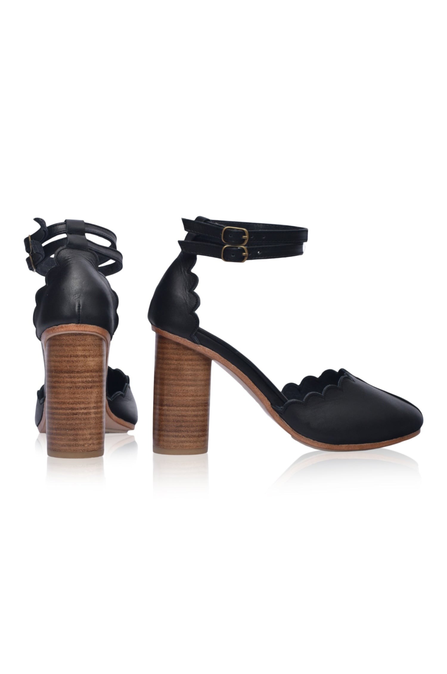 Buy Flamingo Leather Heels by ELF