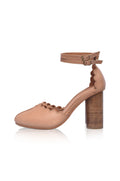 Buy Flamingo Leather Heels by Bali ELF