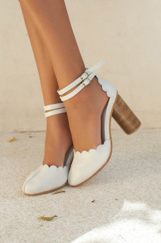 Buy Flamingo Leather Heels by ELF