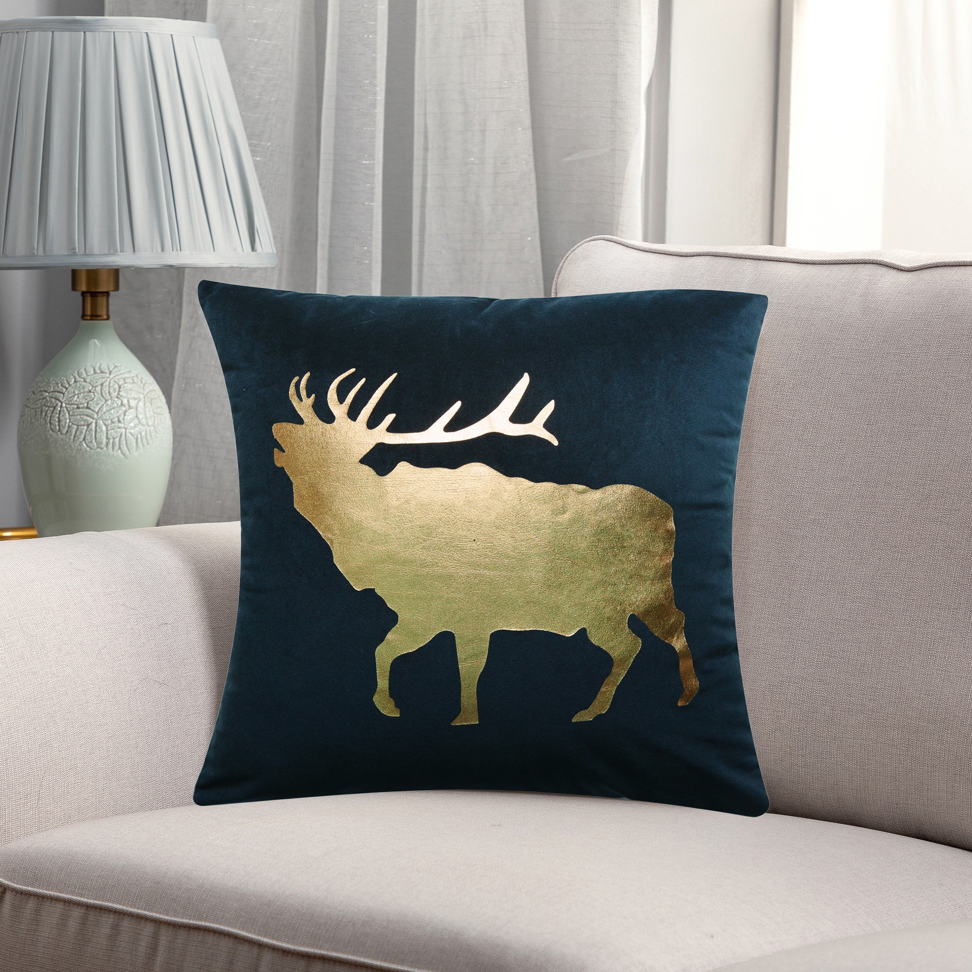 Buy Christmas Icons Throw Pillow Cover set by Peterson Housewares & Artwares