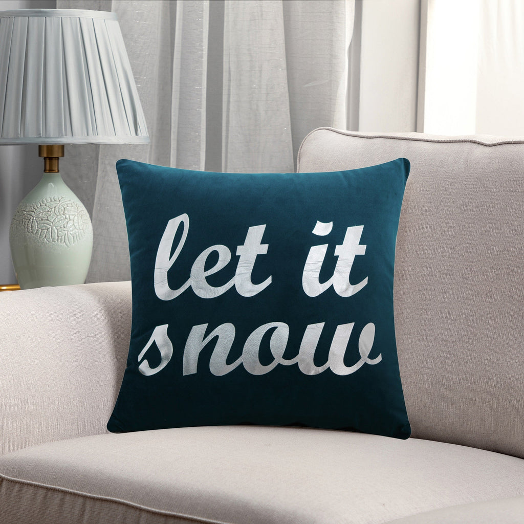 Buy Christmas Icons Throw Pillow Cover set by Peterson Housewares & Artwares