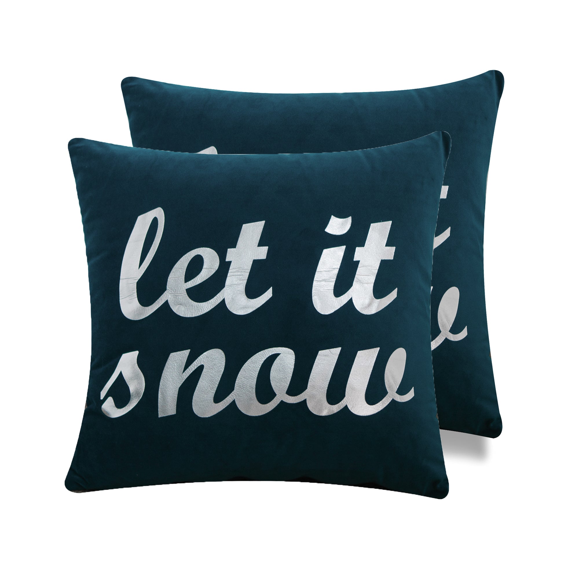 Buy Christmas Icons Throw Pillow Cover set by Peterson Housewares & Artwares