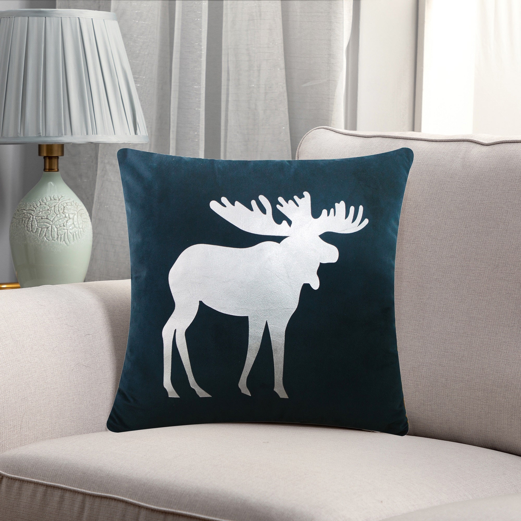 Buy Christmas Icons Throw Pillow Cover set by Peterson Housewares & Artwares