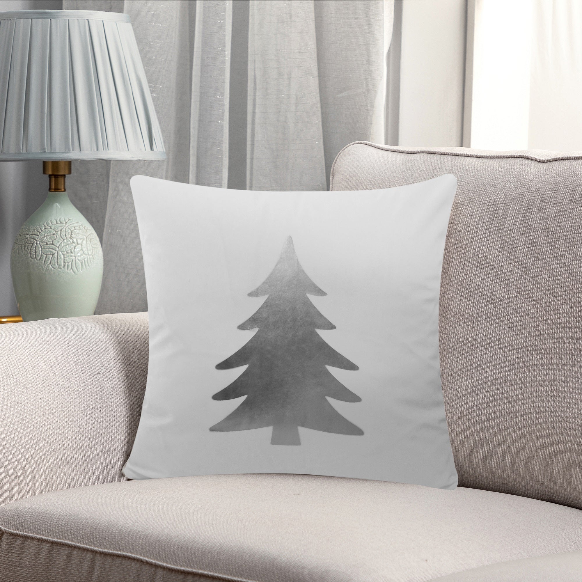 Buy Christmas Icons Throw Pillow Cover set by Peterson Housewares & Artwares