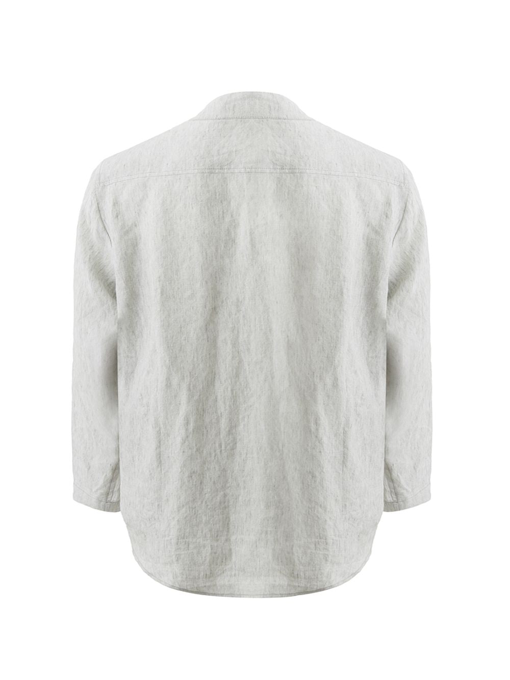 Linen Overshirt in Grey
