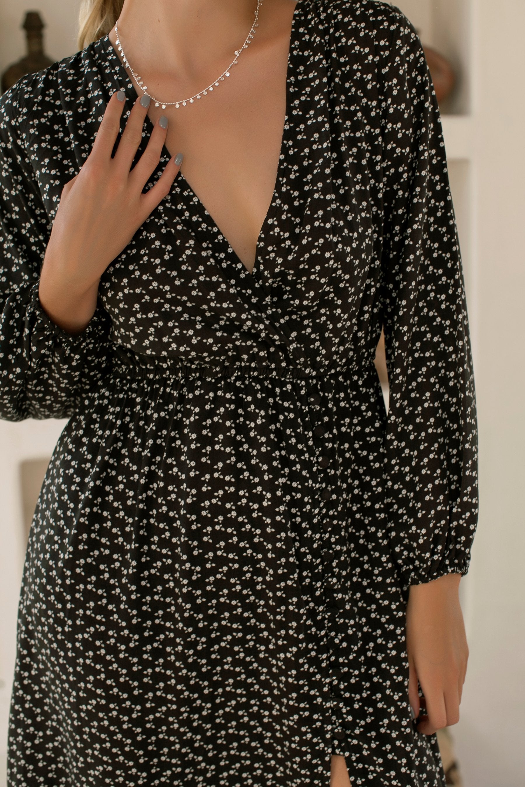 Buy Greta Long Sleeve Midi Dress by Bali ELF