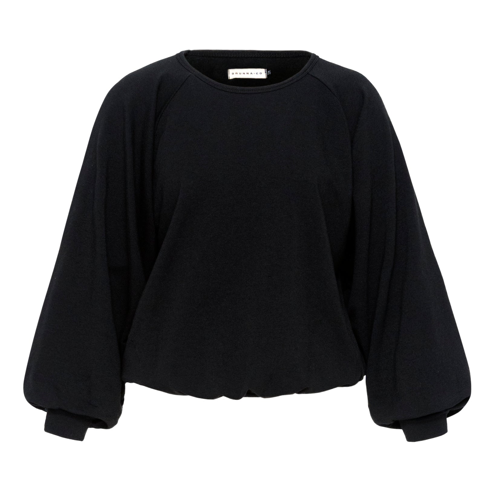 Buy Haley Bamboo Fleece Sweaters, in Black by BrunnaCo