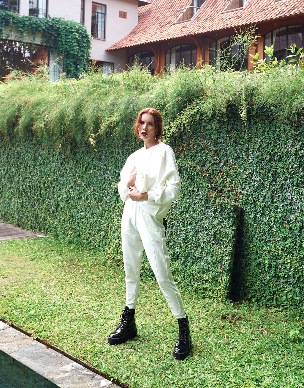 Buy HALEY Bamboo Fleece Sweaters, in Off White by BrunnaCo