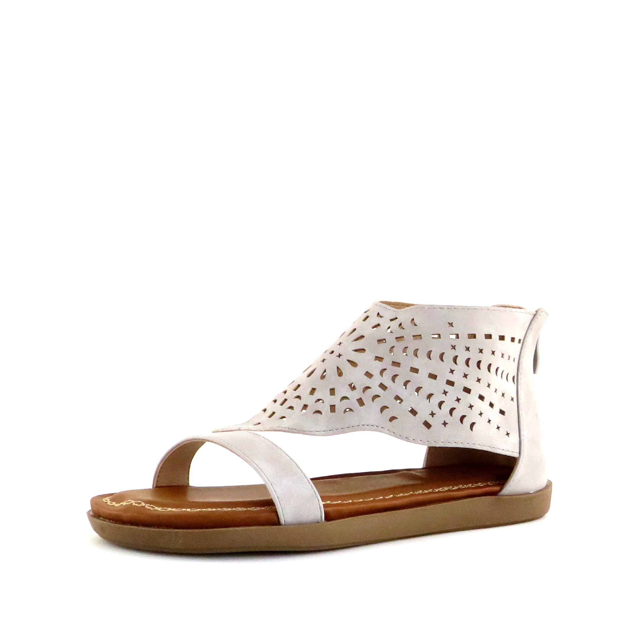 Buy Women's Crissy Stone Perforated Sandal by Nest Shoes