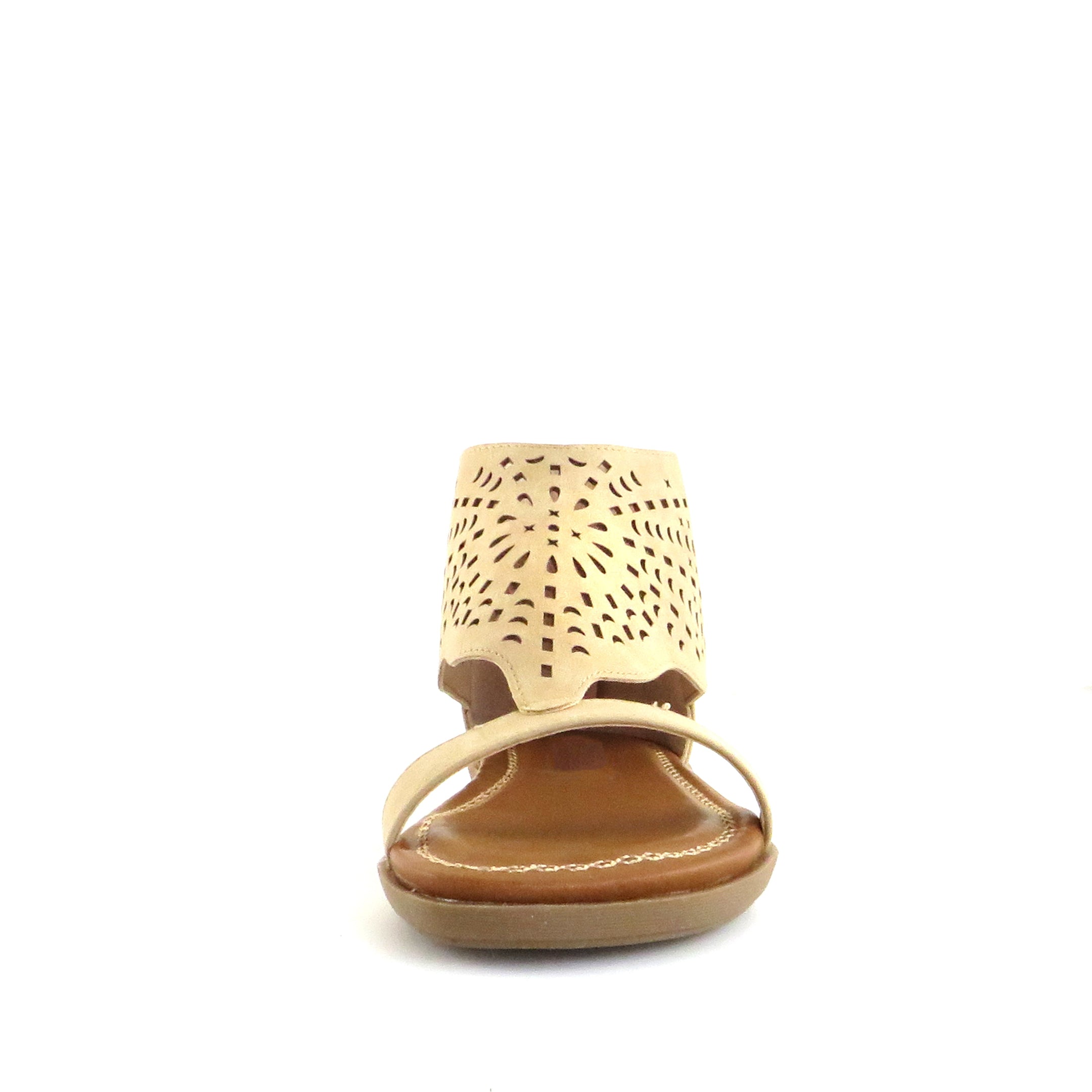 Women's Crissy Natural Perforated Sandal
