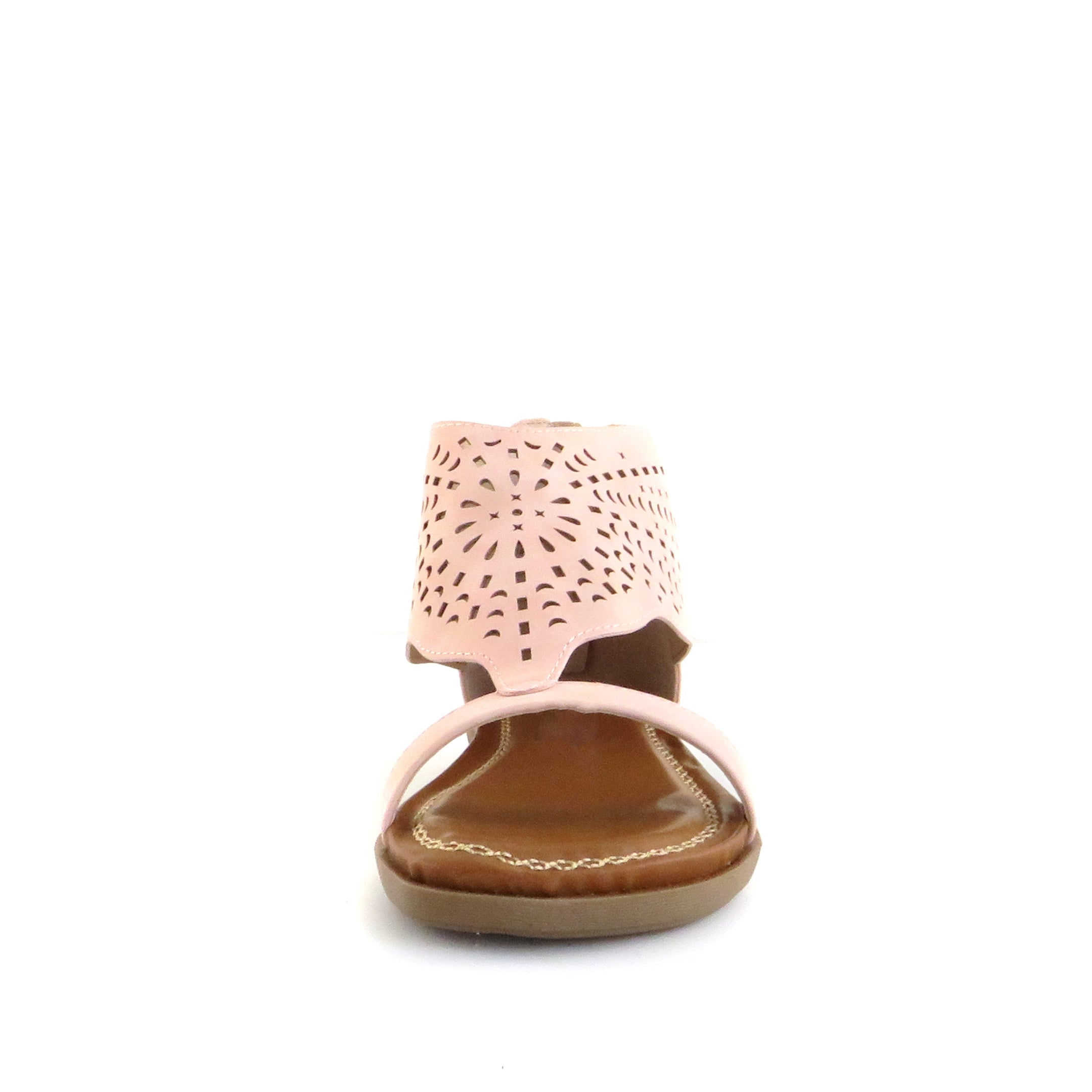 Women's Crissy Peach Perforated Sandal