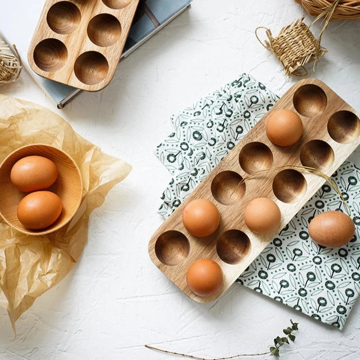 Egg Wooden Storage