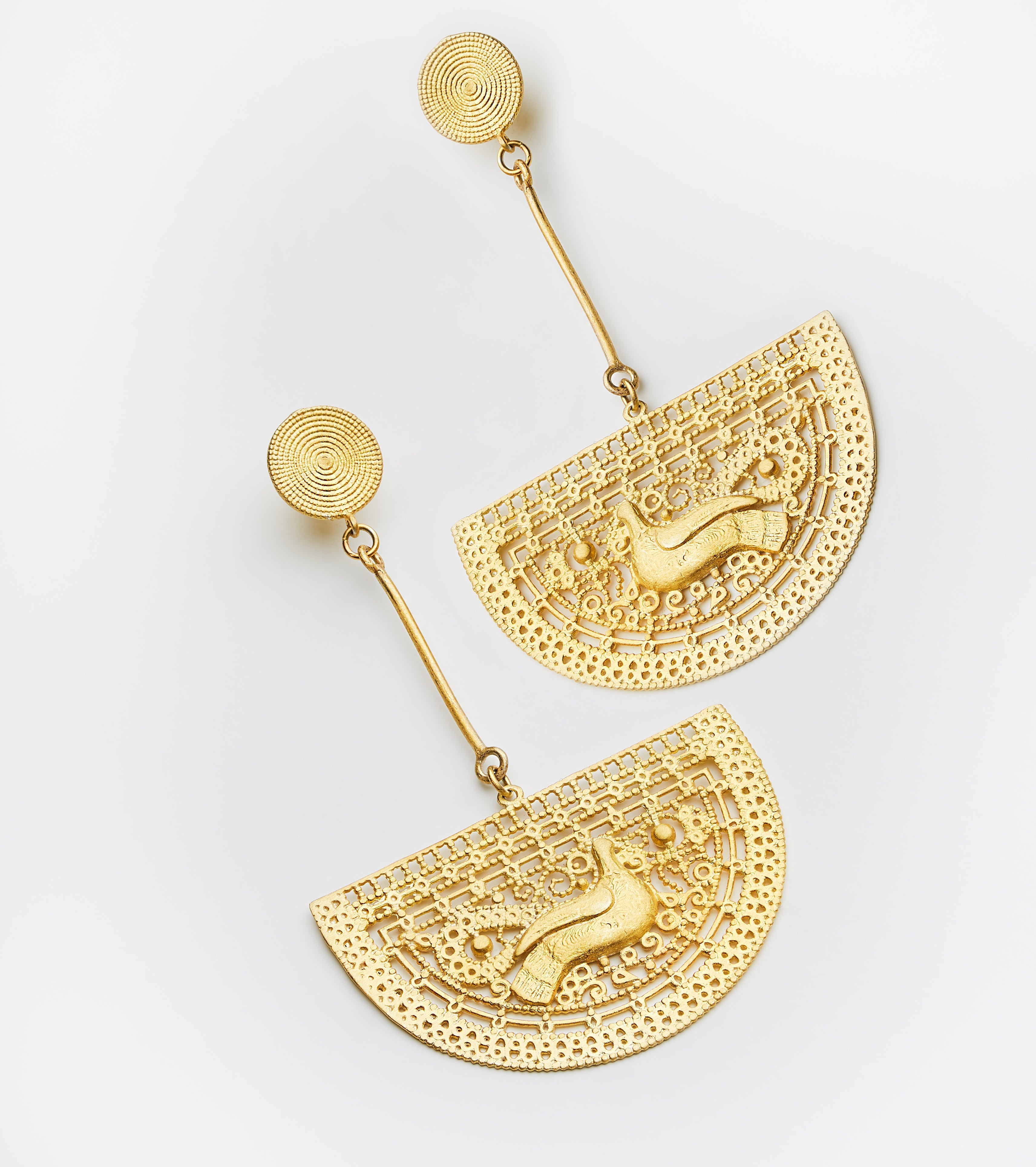 Buy Doves of Geghard Earrings by Arubani