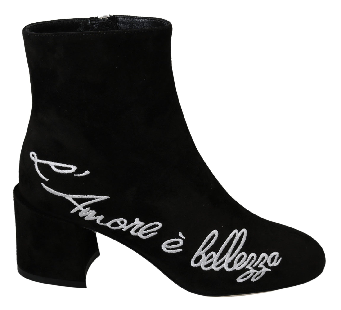 Black Suede L'Amore E'Bellezza Boots Shoes