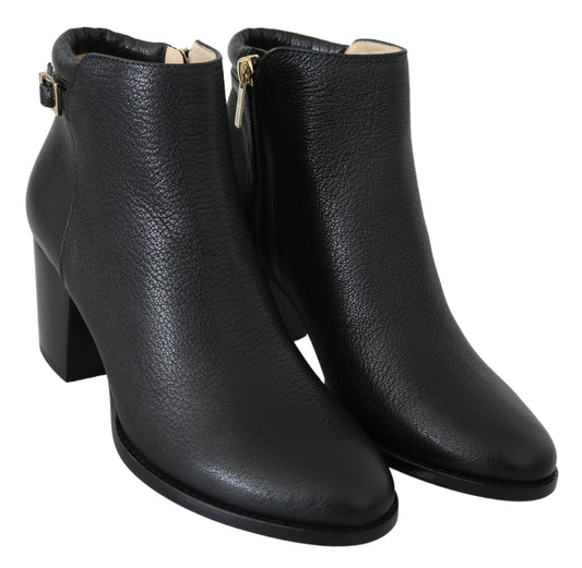 Black Leather Method 65 Boots