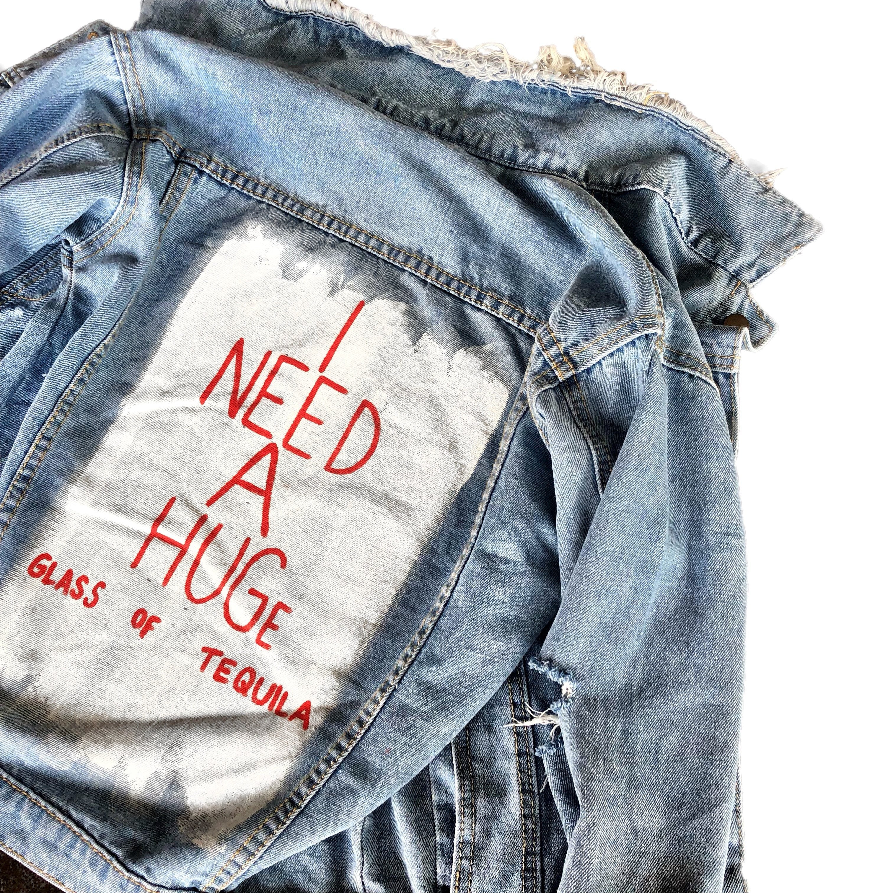 Buy HUGS' DENIM JACKET by Wren + Glory