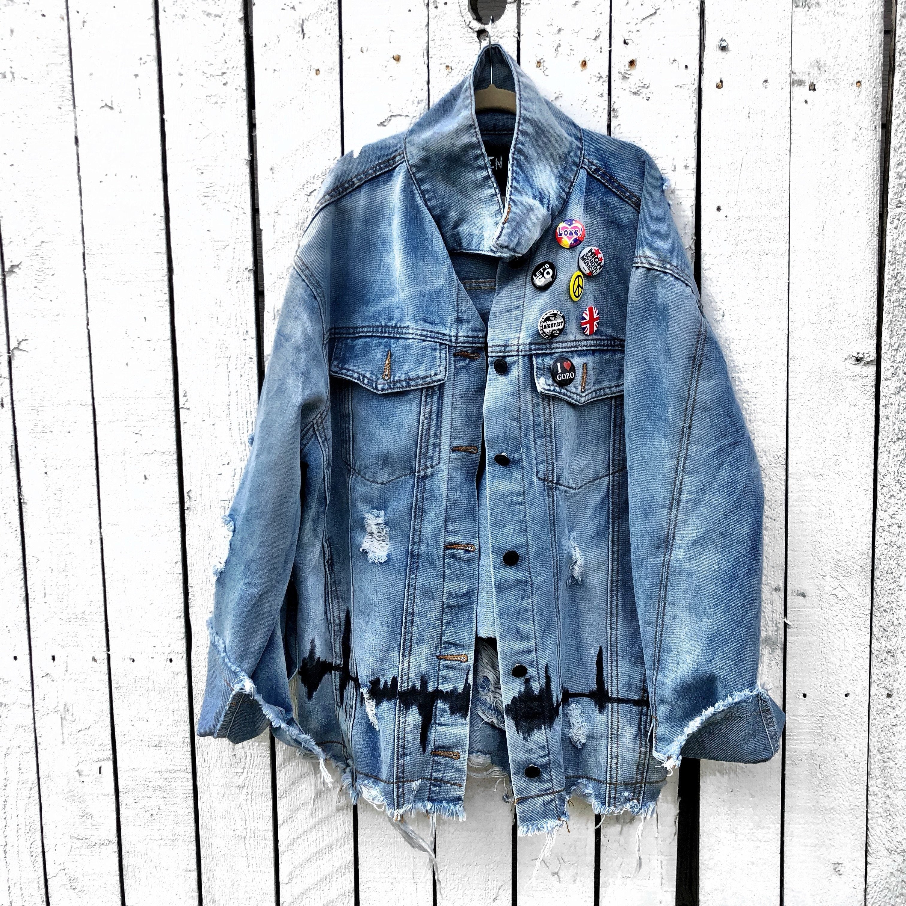 Buy WITH THE BAND' DENIM JACKET by Wren + Glory