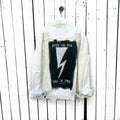 Buy DAMN THE MAN' DENIM JACKET by Wren + Glory
