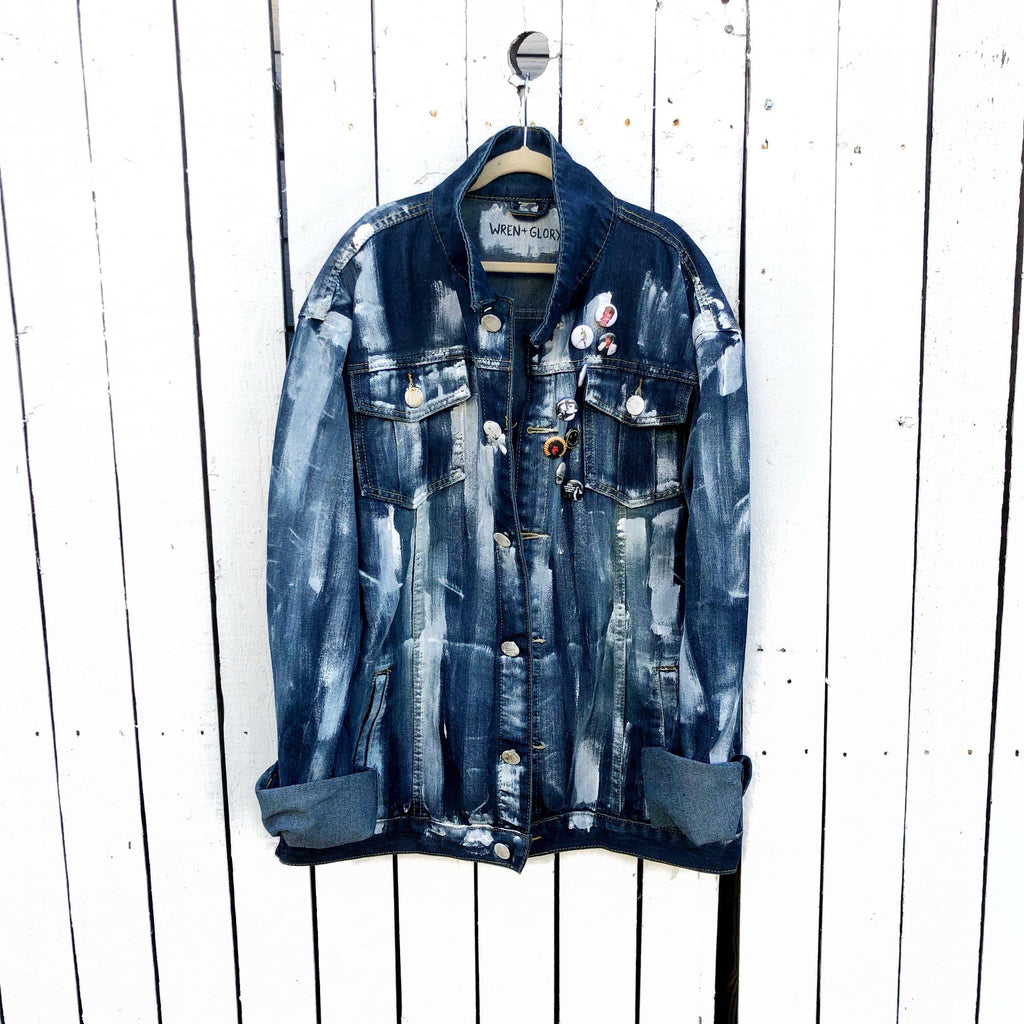 Buy WITH THE BAND' DENIM JACKET by Wren + Glory