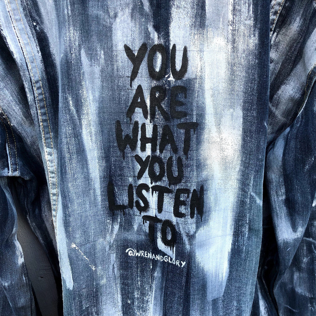 Buy WITH THE BAND' DENIM JACKET by Wren + Glory