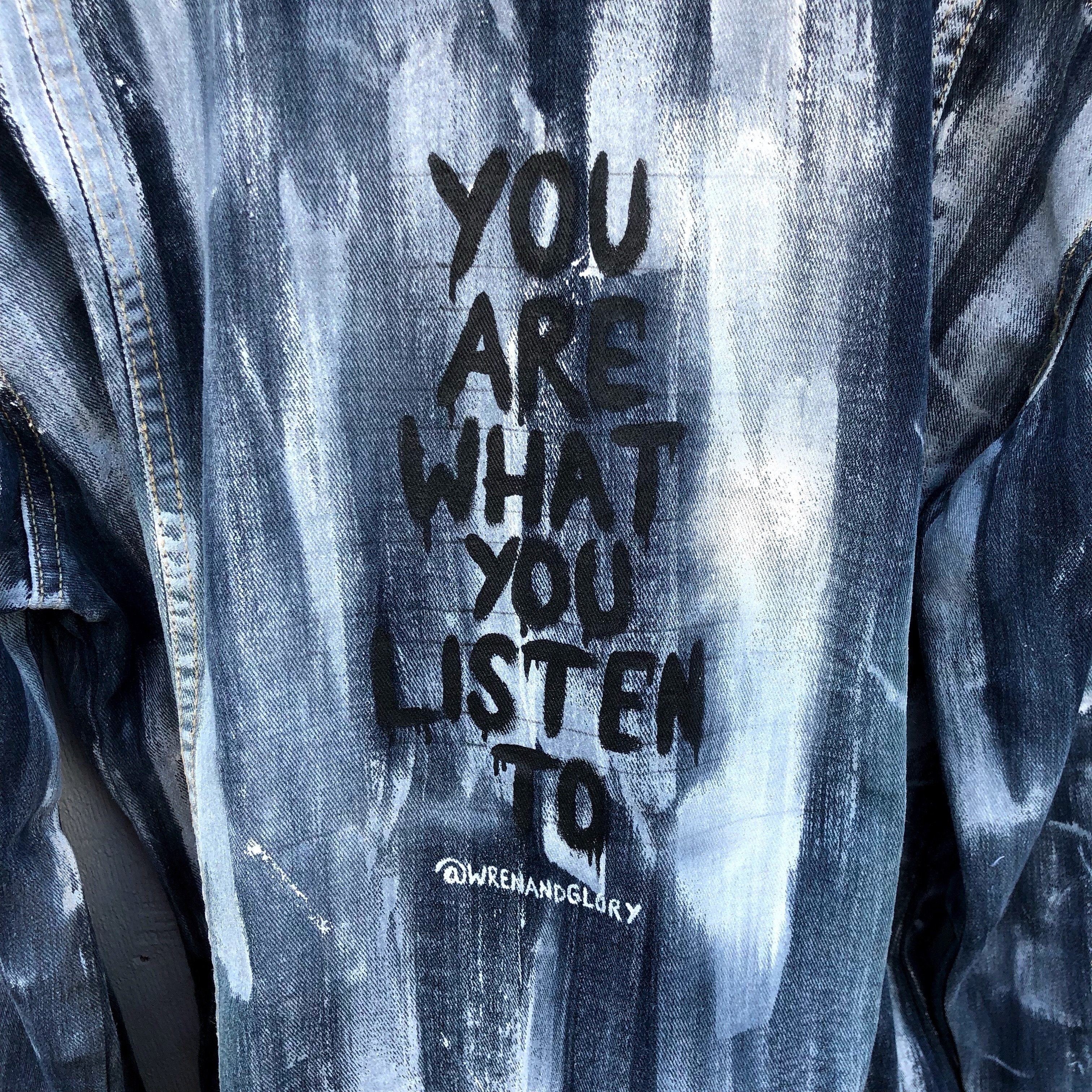 Buy WITH THE BAND' DENIM JACKET by Wren + Glory