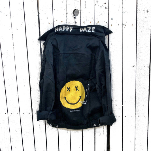 Buy HAPPY DAZE' DENIM JACKET by Wren + Glory