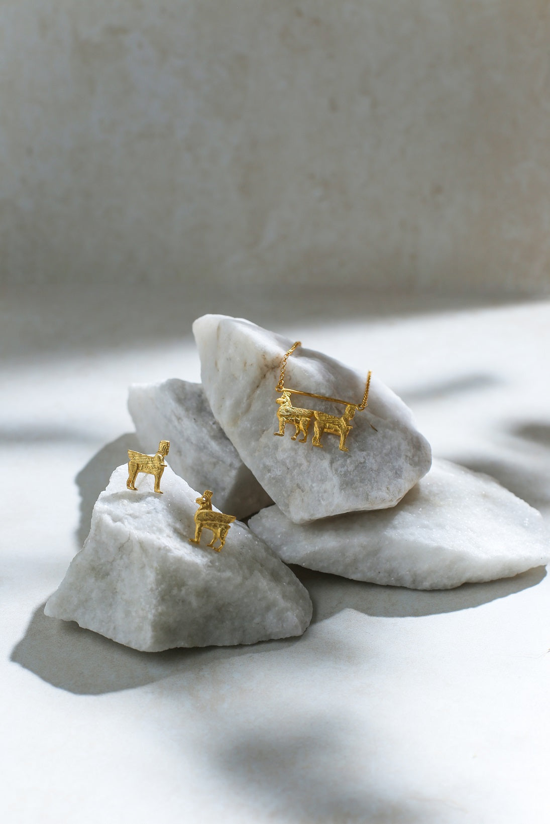 Buy Sphinx of Van Earrings by Arubani