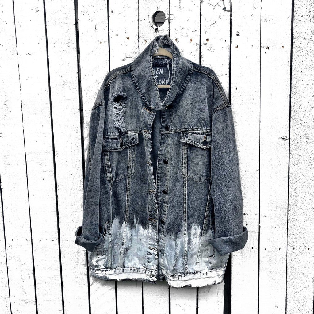 Buy FREE BIRD' DENIM JACKET by Wren + Glory