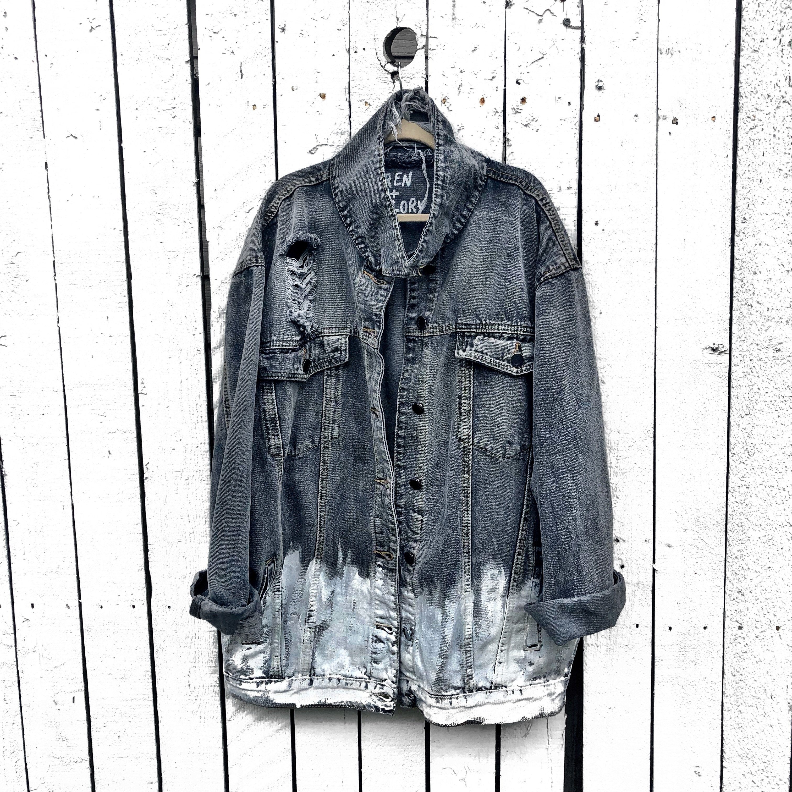Buy FREE BIRD' DENIM JACKET by Wren + Glory