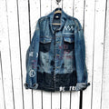 Buy PLAY HARD' DENIM JACKET by Wren + Glory