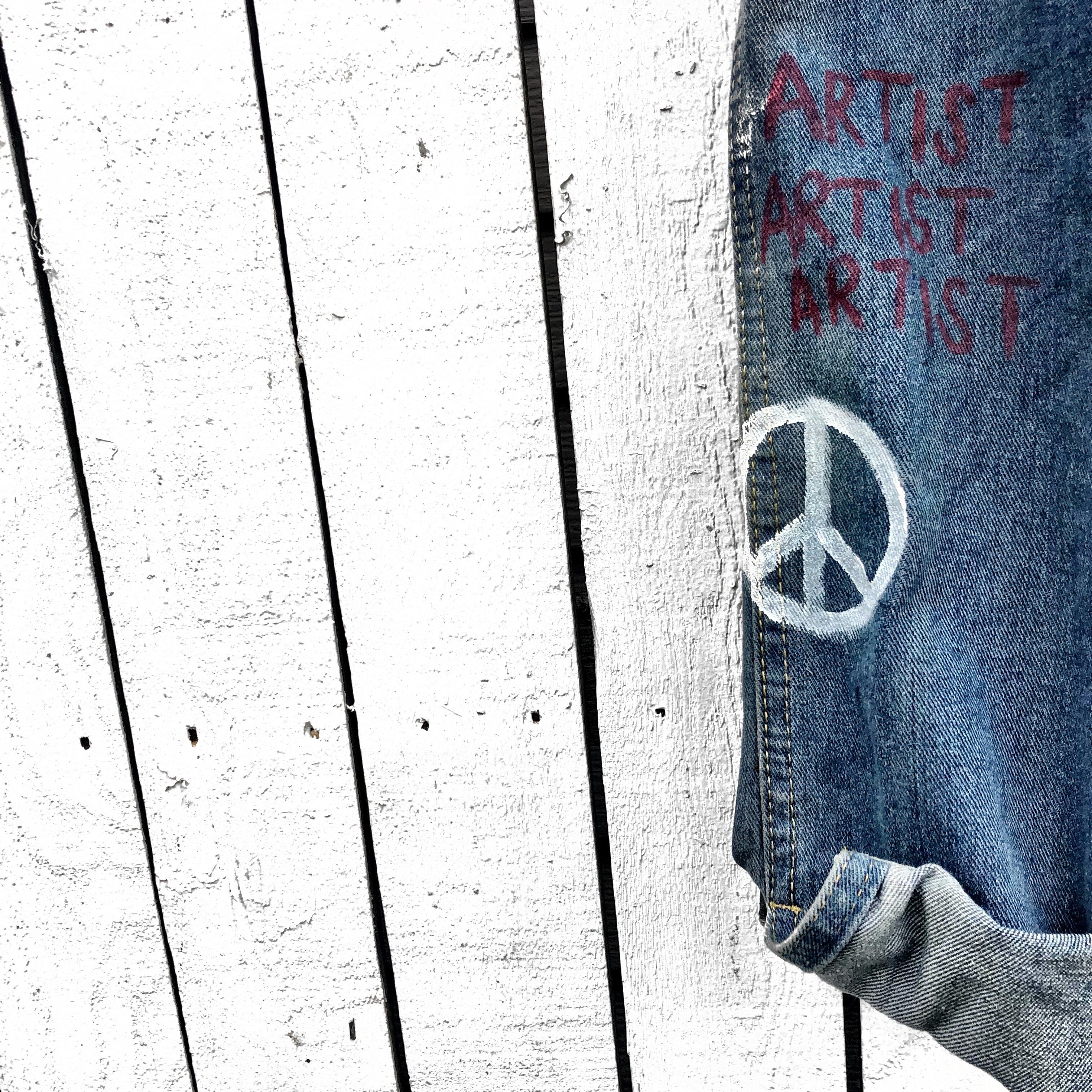 Buy PLAY HARD' DENIM JACKET by Wren + Glory