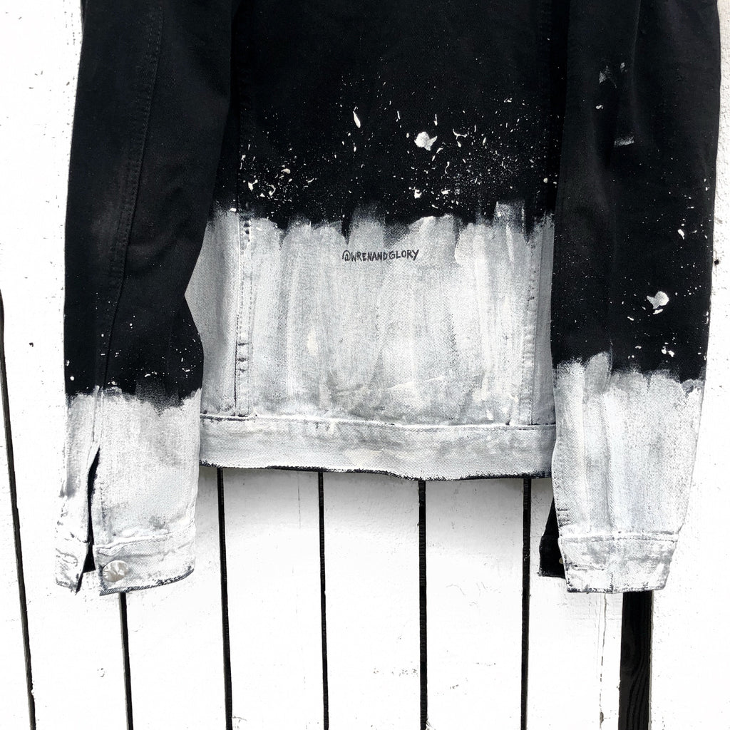 Buy SPLATTER' DENIM JACKET by Wren + Glory