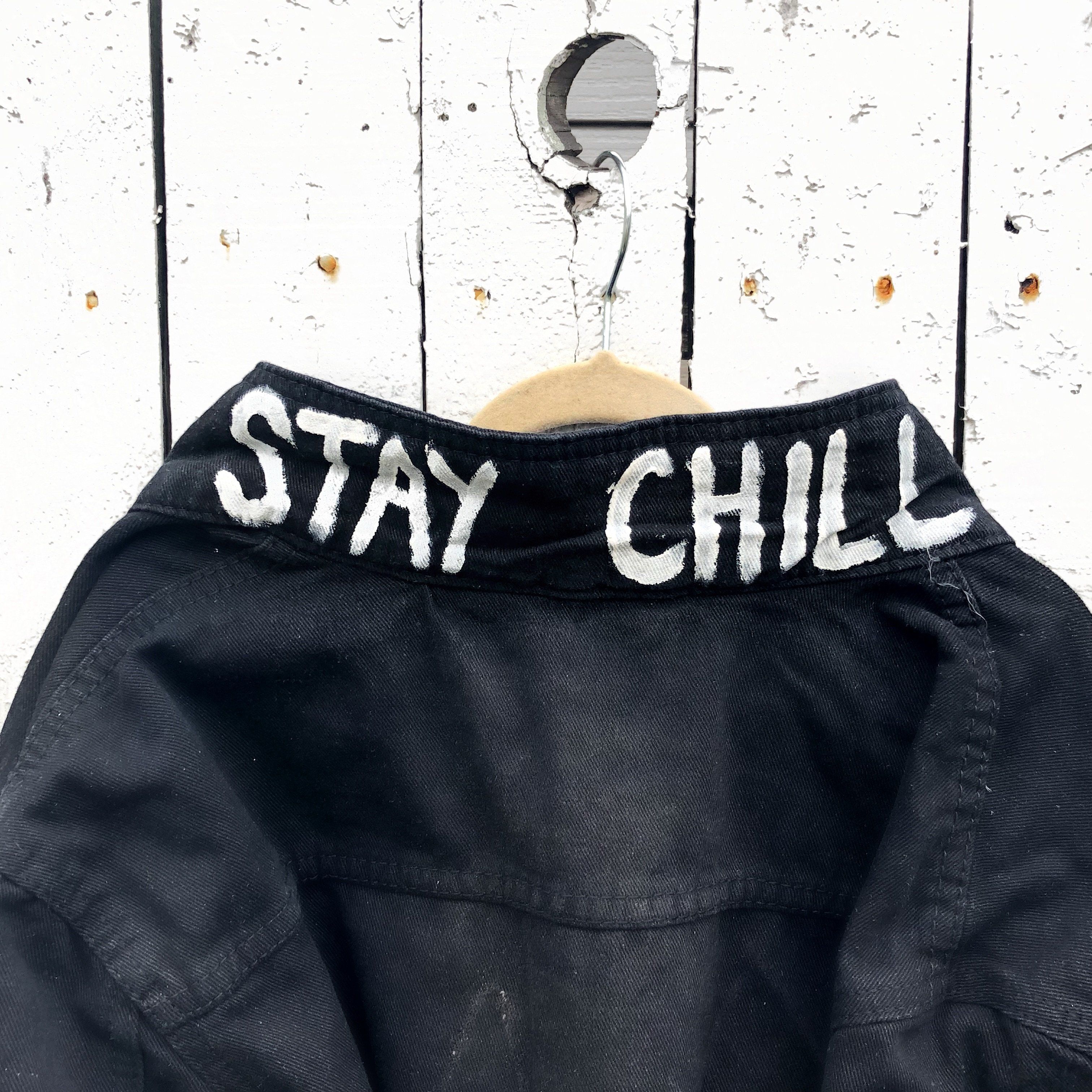 Buy SPLATTER' DENIM JACKET by Wren + Glory