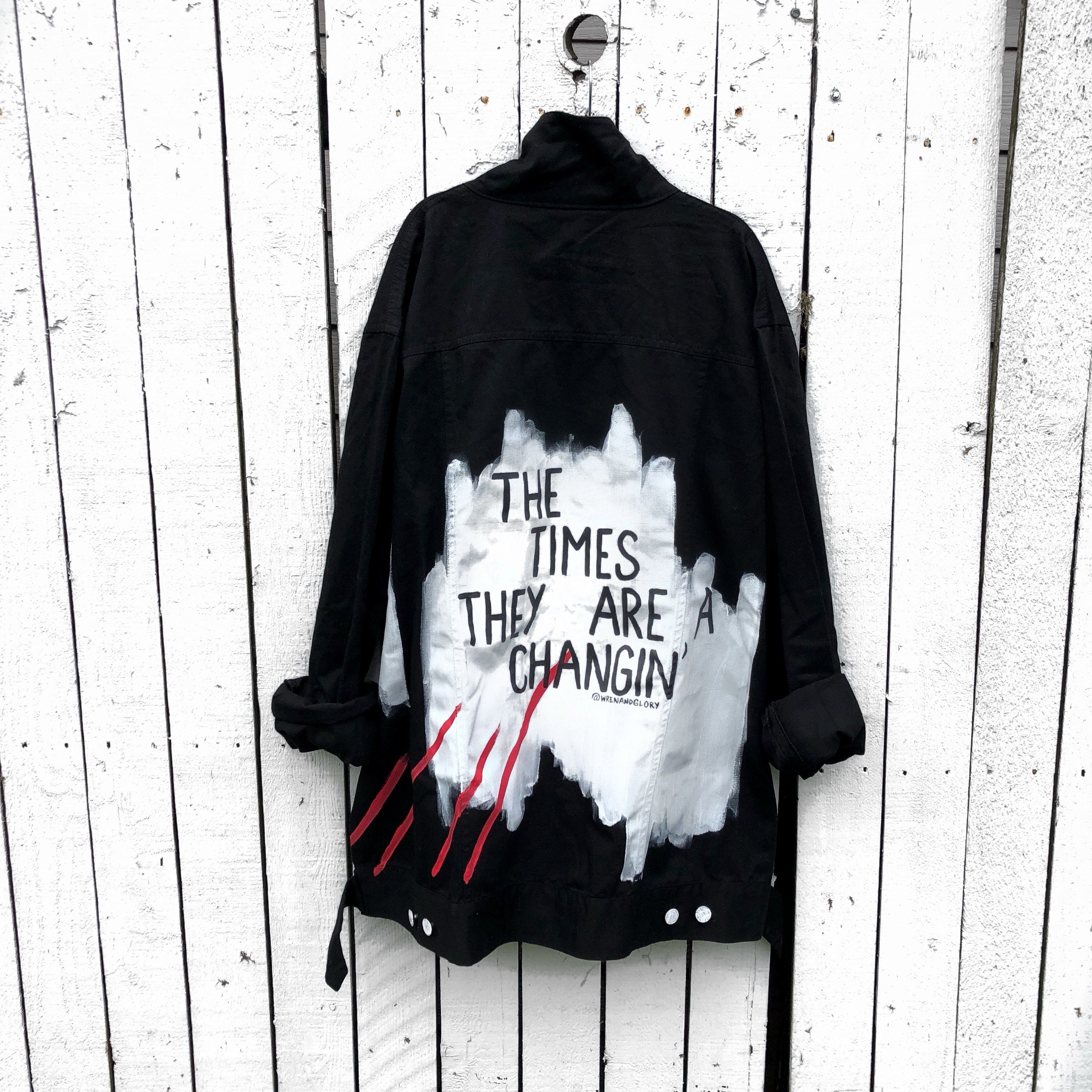 Buy TIMES' DENIM JACKET by Wren + Glory