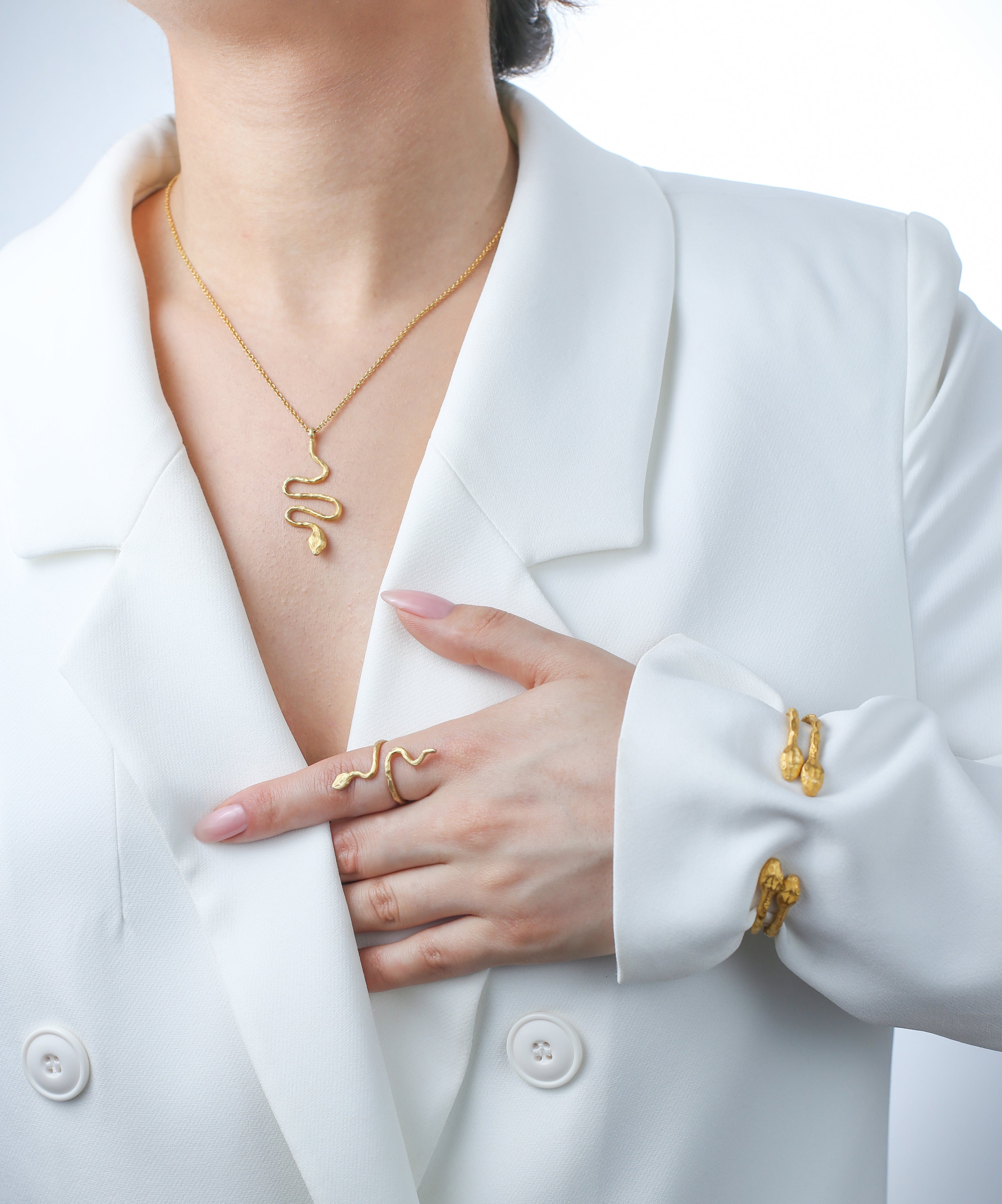 Buy Snake Collection Necklace by Arubani