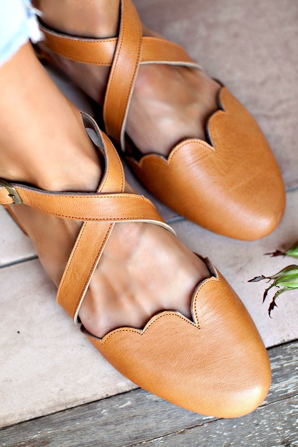 Buy Mangrove Leather Flats by ELF