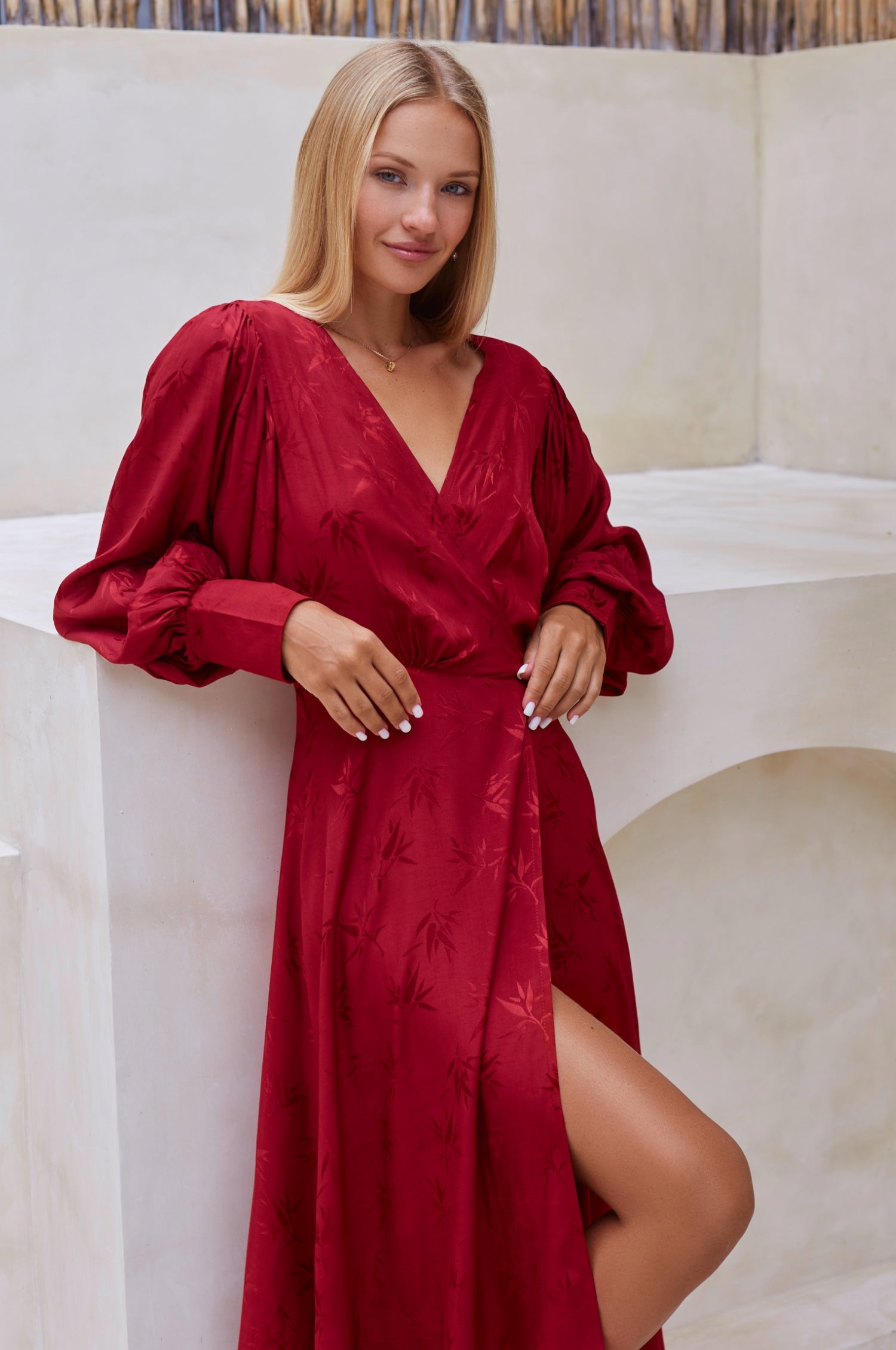 Buy Isabella Long Sleeve Wrap Dress by ELF