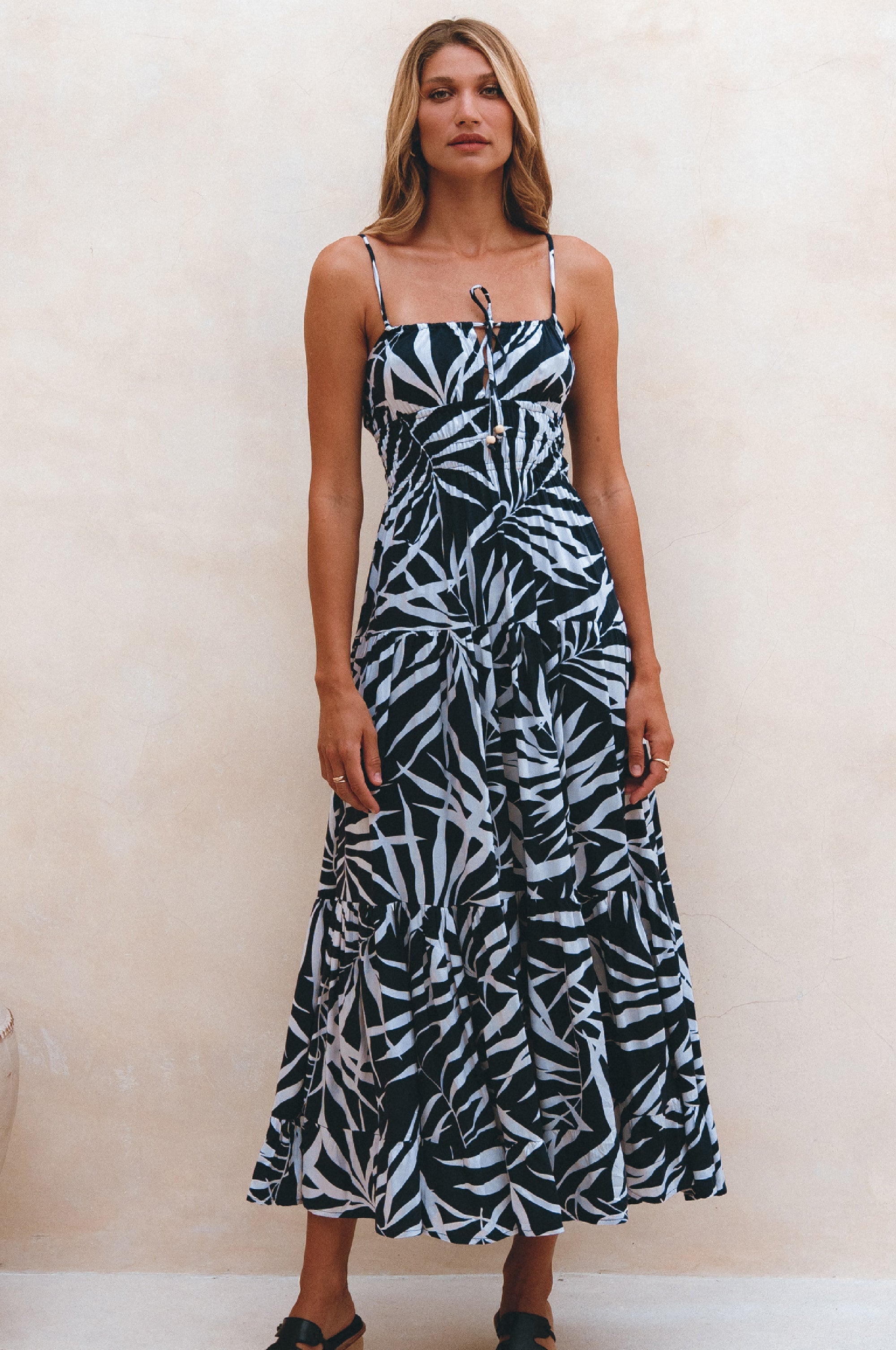 Buy Isadora Tiered Maxi Dress by ELF