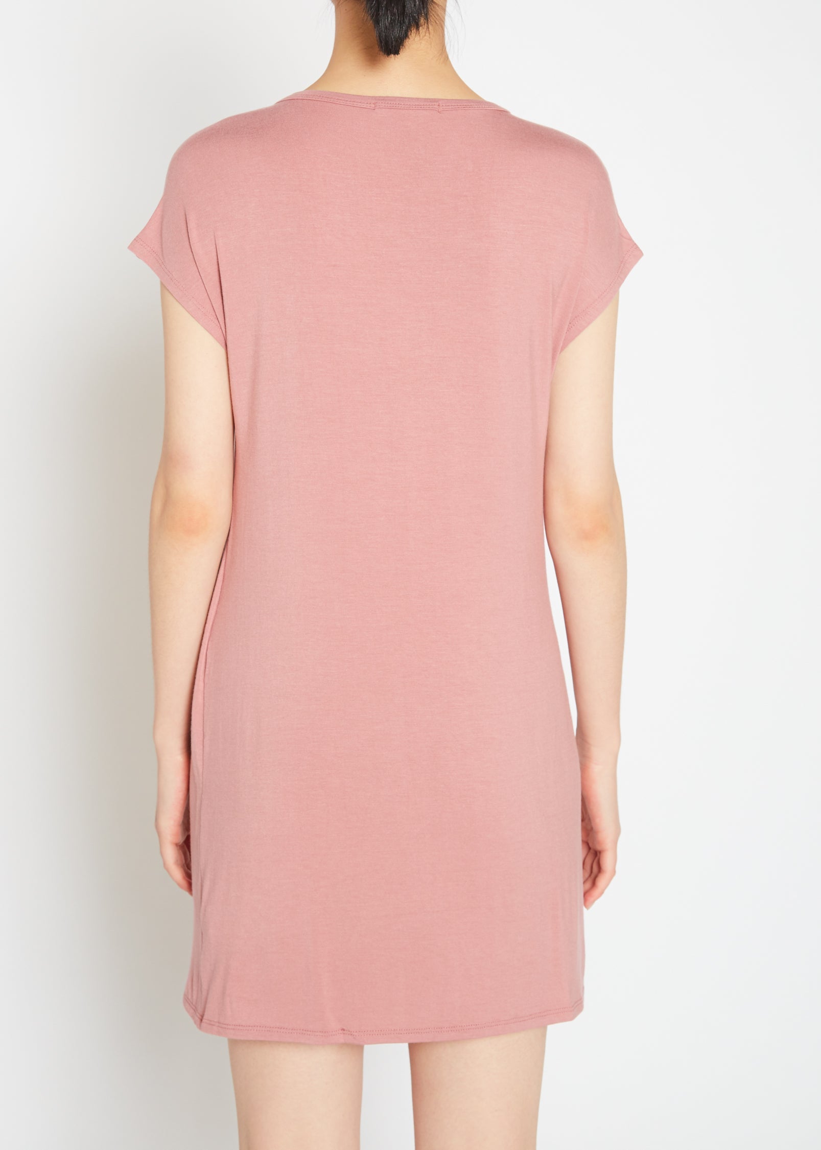 Buy Basic V-Neck Mini Wrap Dress by Shop at Konus