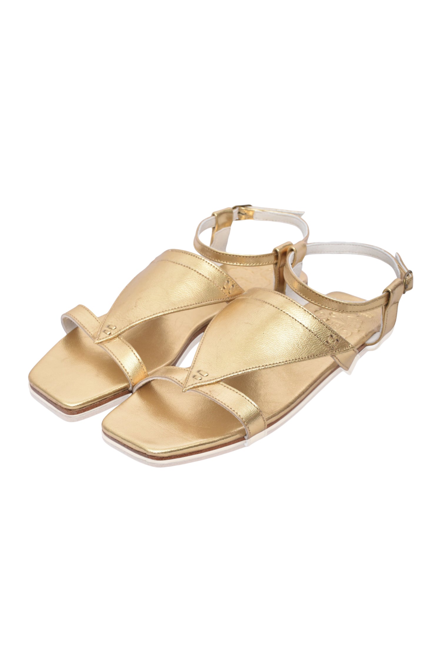 Buy Kanvaz Ankle Strap Sandals by ELF