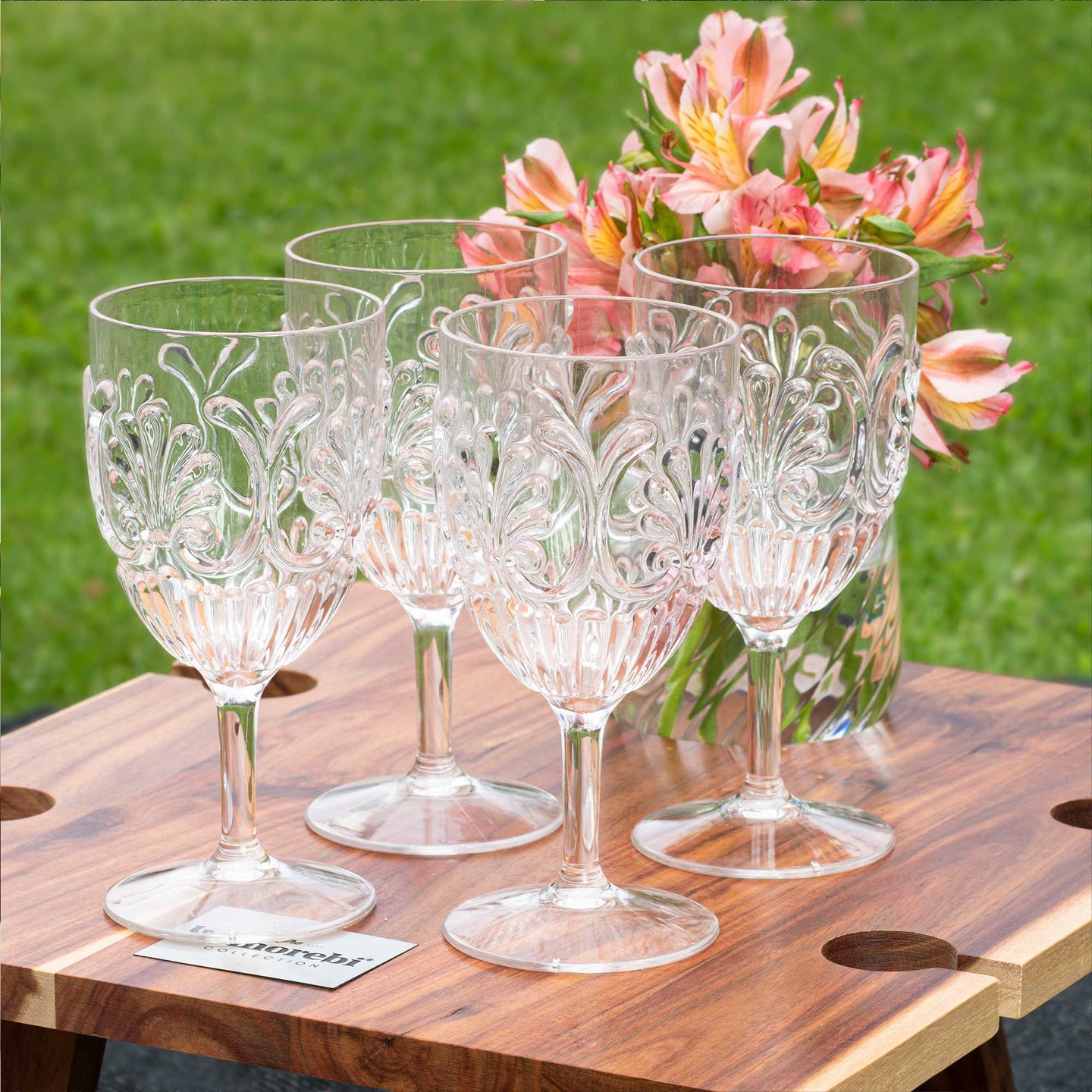 Acrylic Wine Glasses (Set of 4) - Clear
