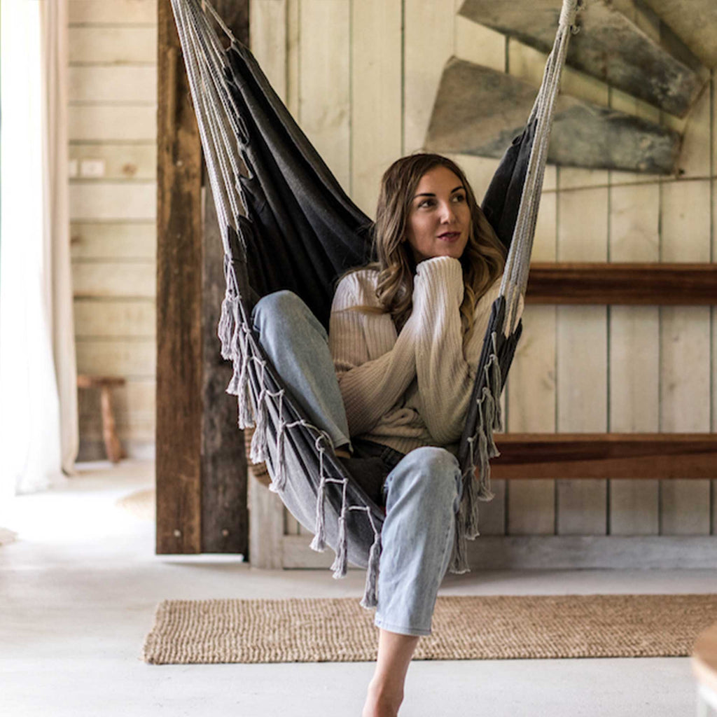 Buy Hanging Hammock Chair (Grey) by Komorebi