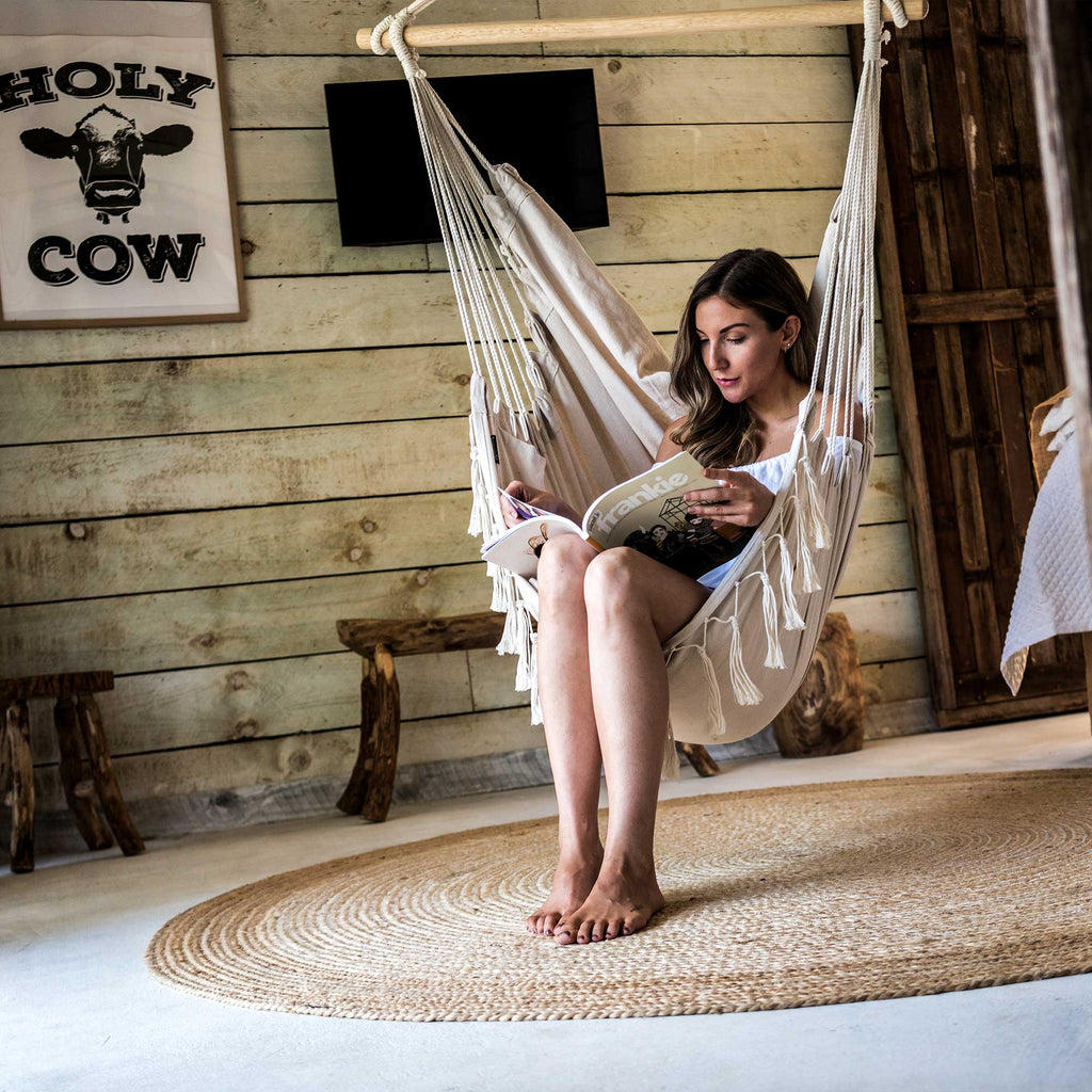 Buy Hanging Hammock Chair (Ivory) by Komorebi